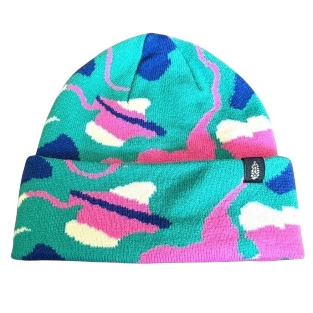 FP Movement by Free People Jumping Jacquard Knit Beanie Women Size One Size NWT